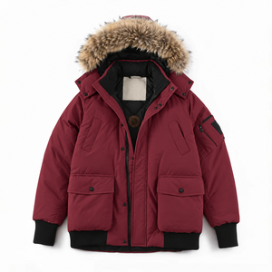 Parka d'hiver pour homme 2026, imperméable avec fermeture éclair, style décontracté, prix bas, haute qualité, respirant, grande taille, duvet - Product Image 3