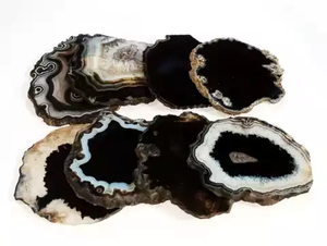 Wholesale Natural Crystal and Gemstone <b>Agate</b> <b>Coaster</b> for Home Decoration Restaurant Hotel Wedding and Gift Furniture Design - Product Image 2