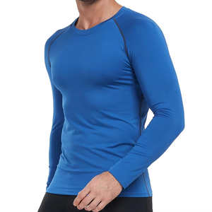 Camiseta Deportiva de Compresión Premium para Hombre, Manga Larga, Tejido Elástico Transpirable, Alta Sujeción, OEM, ODM, Logotipo Personalizado, Suministro al por Mayor - Product Image 6