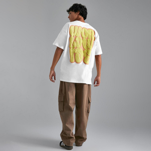 High Quality Raised Puff Print T Shirt Oversized Streetwear Custom Graphic Cotton Fashion <b>Tee</b> - Product Image 5