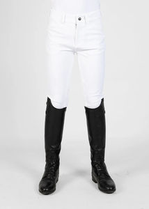 Pantalon d'équitation pour enfants personnalisé en tissu extensible, élégant et confortable pour l'entraînement, pantalon d'équitation haut de gamme pour enfants - Product Image 2