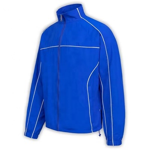 Conjunto Deportivo Personalizado Azul, Chaqueta y Pantalones de 2 Piezas, Ligero, de Secado Rápido, Ropa Deportiva para Hombre y Mujer, Chaqueta y Pantalones de Nailon - Product Image 5