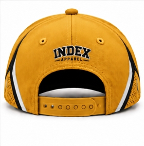 หมวกแก๊ปทรง 6 แผงสีเหลือง ยี่ห้อ Index Apparel พร้อมลายปักสีดำ สไตล์สตรีทแฟชั่น สำหรับผู้ใหญ่ 男女兼用 - Product Image 2