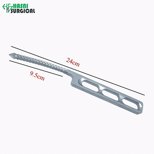 Raspador Ortopédico Manual de Acero Inoxidable Alemán de Grado Quirúrgico de 240 mm para Huesos Largos, Herramienta Veterinaria - Product Image 5