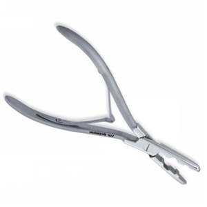 Pinzas de Acero Inoxidable para Extensiones de Cabello con Mango de Goma, Herramienta Profesional para Abrir y Cerrar Anillos Micro para Cabello - Product Image 2