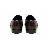 LEATHER STUDIO Herren-Slipper Premium-Qualität Handgefertigt Echtes Leder Slip-On Rutschfest Atmungsaktiv Maßgefertigt Kuhleder Spitze Zehe Alle Größen