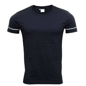 T-shirt personnalisé avec logo, noir et blanc, coton et polyester, tee-shirt d'été, streetwear, design personnalisé, t-shirts décontractés pour hommes - Product Image 1