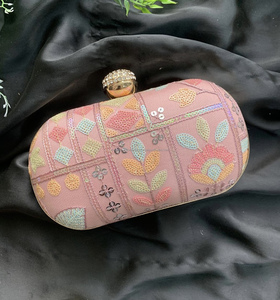 กระเป๋าคลัทช์ลายดอกไม้เรซินสำหรับผู้หญิงกระเป๋าคลัทช์ลายดอกไม้แฟชั่นสำหรับงานปาร์ตี้ - Product Image 4