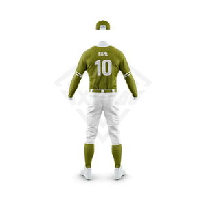 OEM Custom Design Adult Men's <b>Baseball</b> Jersey Pant <b>Set</b> with Breathable 100% Polyester Material-Latest Team Uniform Custom - Product Image 2