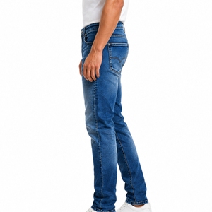 Men Denim Jeans Classic Wash Relaxed Straight Fit Comfortable Daily Wear Modern Casual Style Durable Fabric Premium Jeans - Product Image 3