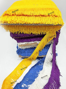 Cinta de Encaje con Flecos de Cadena Multicolor para Coser, Manualidades, Vestidos, Decoración de Cortinas - Product Image 4