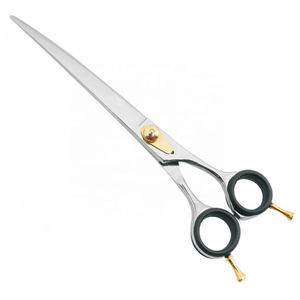 Professional JP440c 7 Inch High Quality Pet <b>Dog</b> Curved Grooming Pet <b>Scissors</b> - Product Image 1