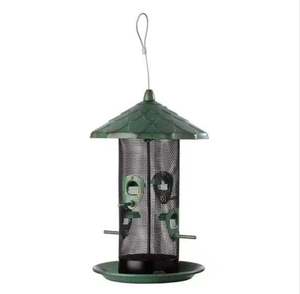 Outdoor Bird Feeder with Metal Cage Bracket Support Rod Easy Installation Bird Feeder for Outdoor - Product Image 6