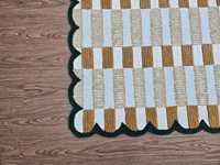 Tapis moderne en laine tissée à la main, couleur unie, à poils longs, antidérapant, adapté aux animaux domestiques, lavable, pour chambre, salle à manger, salon, escaliers, maison
