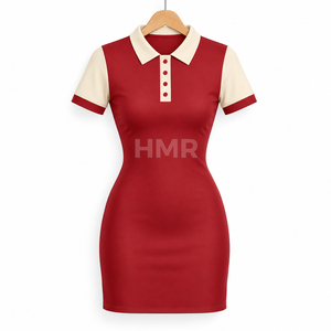 HMR Sorority Sisterhood Custom Logo Yoga Golf Dress Women Cut Out Breathable Slim Fit Fitness Sports Quick Dry - Product Image 5