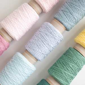 Hilo YARNA Chablis (100g) 100% algodón texturizado, ideal para regalos, manualidades, tacto suave, sostenible, hilo texturizado suave, para bricolaje. - Product Image 5