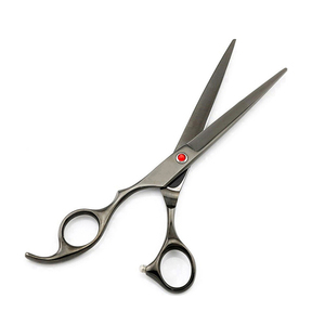 กรรไกรตัดผมมืออาชีพ สแตนเลสเคลือบไทเทเนียม ปรับระดับได้ พร้อมโลโก้สั่งทำ - Product Image 5