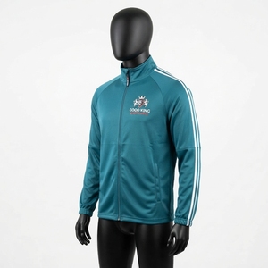 เสื้อแจ็คเก็ตออกกำลังกายแบบสั่งทำพิเศษ เนื้อผ้ายืดหยุ่น ซิปยาวเต็มตัว สำหรับฟิตเนส วิ่ง และกีฬา - Product Image 3