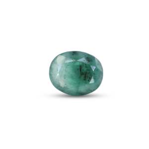 Natural Certified 4.05 Ct Oval Faceted Loose Emerald Gemstone for Fine Jewelry - Product Image 1