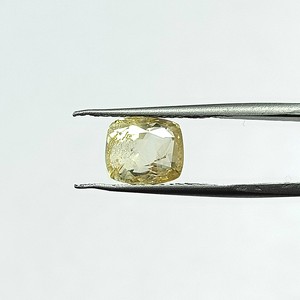 Zafiro amarillo natural de 4.95 quilates, talla cojín, de Sri Lanka, piedras sueltas para la fabricación de joyas y anillos, tabla Ratti 5.25 YSCIN-133 - Product Image 3