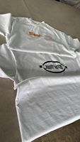 T-shirt pour homme de qualité supérieure, 100% coton, blanc uni, impression numérique personnalisée, coupe ample, surdimensionné, antibactérien, respirant