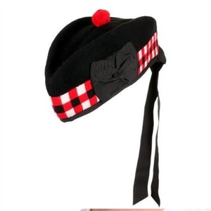 Handcrafted Acrylic Wool Durable Lightweight Glengarry Cap with Customized Color & Size for Scottish Pipe <b>Band</b> Uniform - Product Image 3