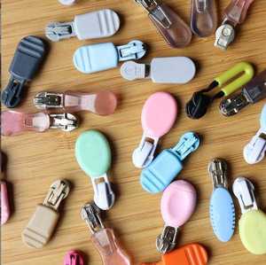 ซิปดึงแบบสปริงล็อคพลาสติกสีสันสดใส ออกแบบโลโก้ได้รวดเร็ว ผลิตโดย Chenqi Wholesale ปลอดนิกเกิล สำหรับ - Product Image 4