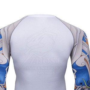 Camiseta Deportiva de Compresión para Hombre, Servicio OEM, Tela Spandex Premium, Envío Rápido - Product Image 4