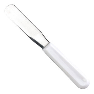 Espátula Mezcladora de Acero Inoxidable con Mango de Plástico Blanco de 195 mm, Instrumento de Precisión para Laboratorio Dental para Mezclar Yeso - Product Image 6