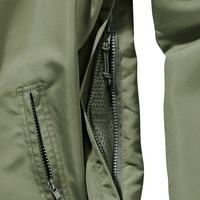 Blouson Bomber Unisexe en Polyester Imperméable Camouflage de Qualité Supérieure, Épaisseur Standard, Conception Personnalisée, Vente Directe