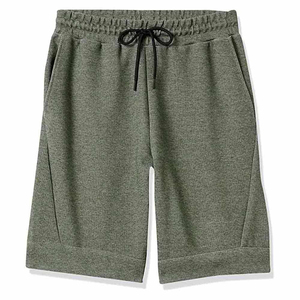 Shorts en molleton de coton respirant pour hommes, style streetwear estival, shorts classiques en molleton de coton pour hommes, style décontracté intemporel - Product Image 1