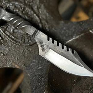 Cuchillo Medieval de Alta Calidad Forjado a Mano en Acero con Alto Contenido de Carbono, Estilo Antiguo, con Mango Completo y Funda de Cuero - Product Image 2