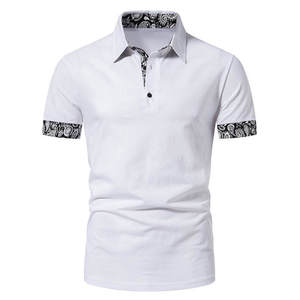 Vente en gros de polos pour hommes de haute qualité, nouveaux modèles européens et américains, t-shirts pour hommes grandes tailles - Product Image 6