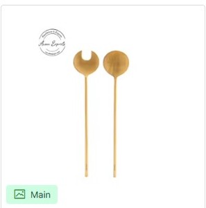 Luxury Gold Cutlery Spoon And Fork Set Modern Flatware Dining Utensils Elegant Table Setting Kitchenware Design - Product Image 5