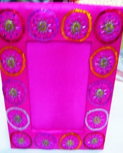 Beaded <b>Embroidery</b> Photo <b>Frame</b> Pictures <b>Frames</b> Double Sided Glass Picture Floating Photo <b>Frame</b> Transparent Wooden - Product Image 3