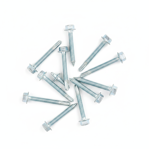 Premium PDC Carbon Steel Hex Washer Head Self-Drilling <b>Screws</b> (Metric/Inch) Zinc Coated Class 8 Heavy Duty Corrosion Resistant - Product Image 1