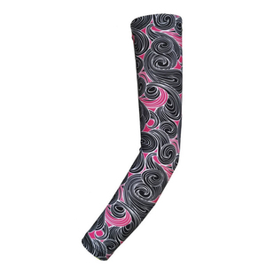 Printed Spandex/Polyester <b>Compression</b> <b>Arm</b> <b>Sleeves</b> Breathable Water Resistant Sports Cooling Unisex for Cycling Running Gym - Product Image 4