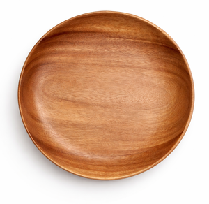 Plateau rond en bois de grande taille - Product Image 1