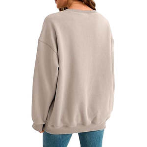 Sudaderas Oversize de Cuello Redondo para Mujer, Estilo Y2K, de Forro Polar, Moda Otoño 2026, Ropa de Invierno Linda para Adolescentes, Suéter Casual y Cómodo - Product Image 4