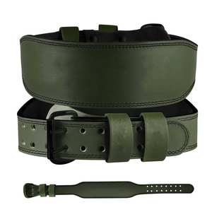 Heaven Earth Heavy-Duty Leather Weight Lifting <b>Belts</b> <b>for</b> Men <b>Women</b> Professional Protection Eco-Friendly Breathable Adjustable - Product Image 4