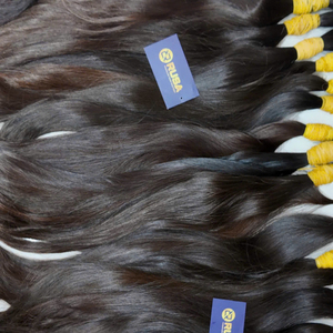 Extensiones de cabello virgen vietnamita al por mayor, sin procesar, lisas, de 10 a 34 pulgadas de longitud, alta calidad de fábrica. - Product Image 2