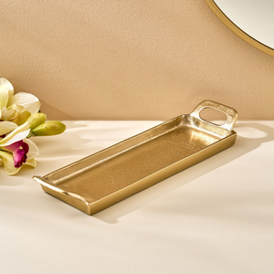 Plato de Metal de Latón de Calidad de Exportación al por Mayor con Acabado Pulido Dorado Espejo para Organizadores de Eventos de Lujo y Hoteles Boutique - Product Image 1