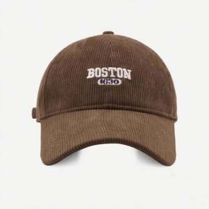 Gorra de Béisbol de Pana con 6 Paneles, Personalizada con Bordado Original del Logotipo de Boston, Letra Común, Estilo Dad Hat, Venta al Por Mayor - Product Image 3