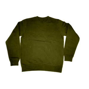 Sweat-shirt vert à col rond pour homme, coupe classique, pull en tricot, style décontracté, couleur unie, haut à manches longues - Product Image 3