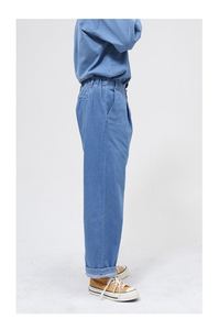 Ensemble classique personnalisé pour homme : veste en jean brut délavé style vintage et jean large tendance pour l'hiver - Product Image 6