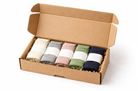 Boîte en carton ondulé réutilisable, écologique, en matériaux recyclés, pour accessoires de mode, emballage de bijoux, taille personnalisée, légère, cadeau