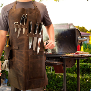 <b>Leather</b> <b>apron</b> durable work <b>apron</b> adjustable straps <b>leather</b> <b>apron</b> heavy duty workshop <b>apron</b> for craftsmen <b>leather</b> <b>apron</b> - Product Image 6