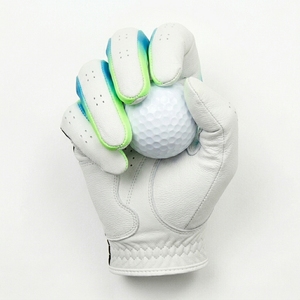 Guante de Golf de Piel Cabretta Premium para Mano Izquierda, Agarre Suave, Diseño con Ventilación en los Dedos, Patrón Personalizado, Fabricante OEM ODM - Product Image 4