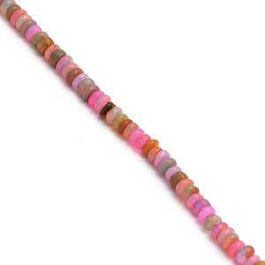 Natural Ethiopian Opal Classic Strand <b>Bracelet</b> 925 Sterling <b>Silver</b> Smooth Gemstone Handmade Unique Design High Quality for Women - Product Image 3