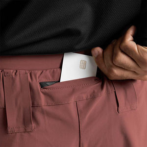 Pantalones Cortos de Compresión Alta para Hombre, con Bolsillos Delanteros para Teléfono, de Secado Rápido, Transpirables, Ecológicos, Resistentes al Viento, Estilo Gótico, Tela Oxford - Product Image 3
